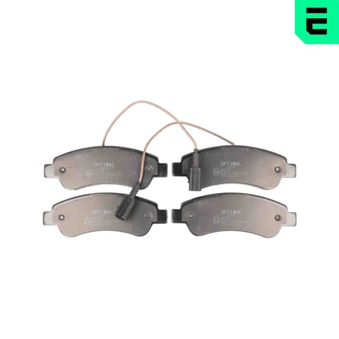 NEUTRO.jpg Kit pastiglie freno, Freno a disco BP-12654 OPTIMAL per PEUGEOT CITROEN FIAT