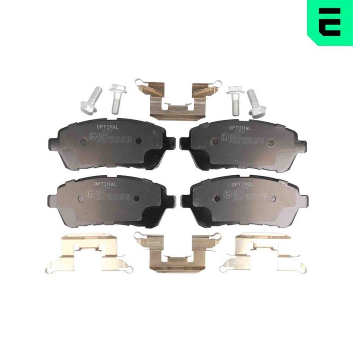 NEUTRO.jpg Kit pastiglie freno, Freno a disco BP-12709 OPTIMAL per FORD