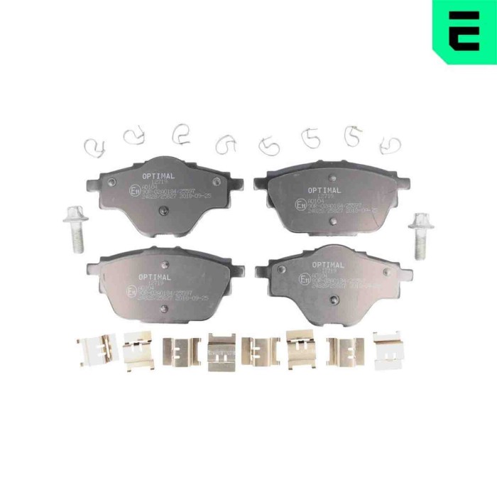 NEUTRO.jpg Kit pastiglie freno, Freno a disco BP-12719 OPTIMAL per PEUGEOT CITROEN OPEL DS