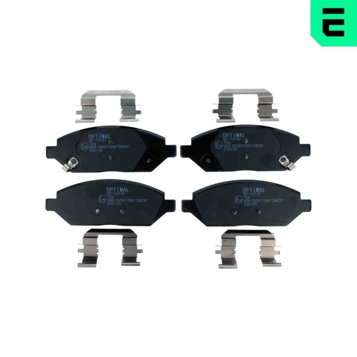 NEUTRO.jpg Kit pastiglie freno, Freno a disco BP-12747 OPTIMAL per OPEL