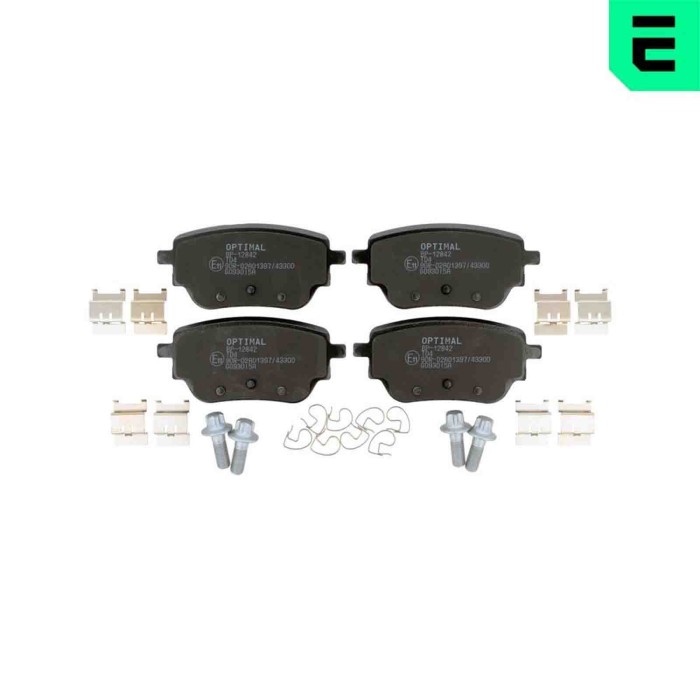 NEUTRO.jpg Kit pastiglie freno, Freno a disco BP-12842 OPTIMAL per MERCEDES-BENZ