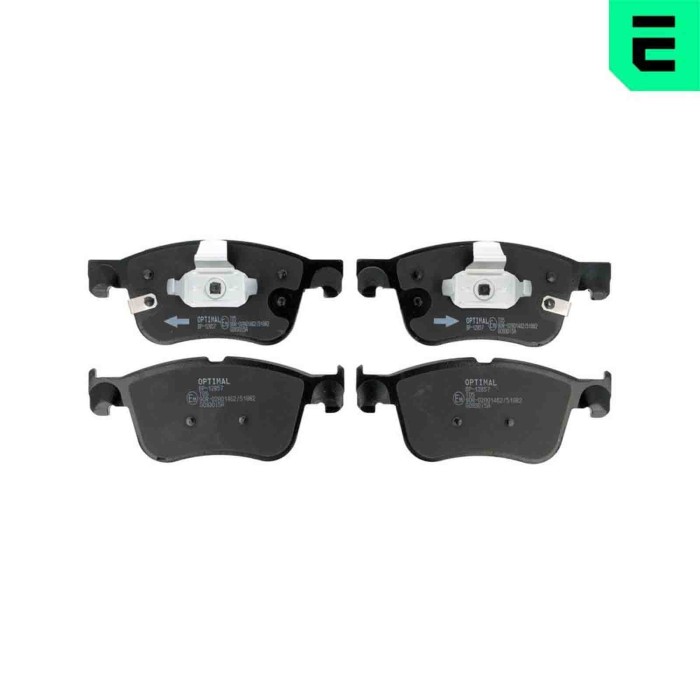 NEUTRO.jpg Kit pastiglie freno, Freno a disco BP-12857 OPTIMAL per FORD