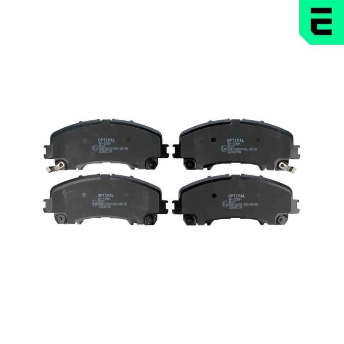 NEUTRO.jpg Kit pastiglie freno, Freno a disco BP-12881 OPTIMAL per RENAULT NISSAN INFINITI