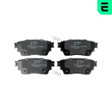 NEUTRO.jpg Kit pastiglie freno, Freno a disco BP-13002 OPTIMAL per MITSUBISHI