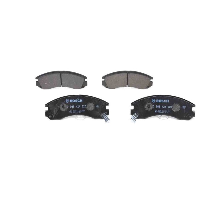 LIBRETTO_RICHIESTA_TARGA.JPG Kit pastiglie freno, Freno a disco 0 986 424 523 BOSCH per PEUGEOT CITROEN