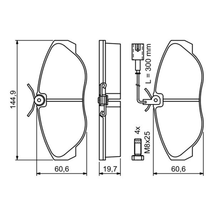 0986424556_2.JPG Kit pastiglie freno, Freno a disco 0 986 424 556 BOSCH per CITROEN FIAT