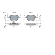 0986424767_1.JPG Kit pastiglie freno, Freno a disco 0 986 424 767 BOSCH per BMW MG