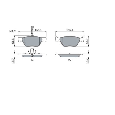 0986494004_2.JPG Kit pastiglie freno, Freno a disco 0 986 494 004 BOSCH per FIAT ALFA ROMEO