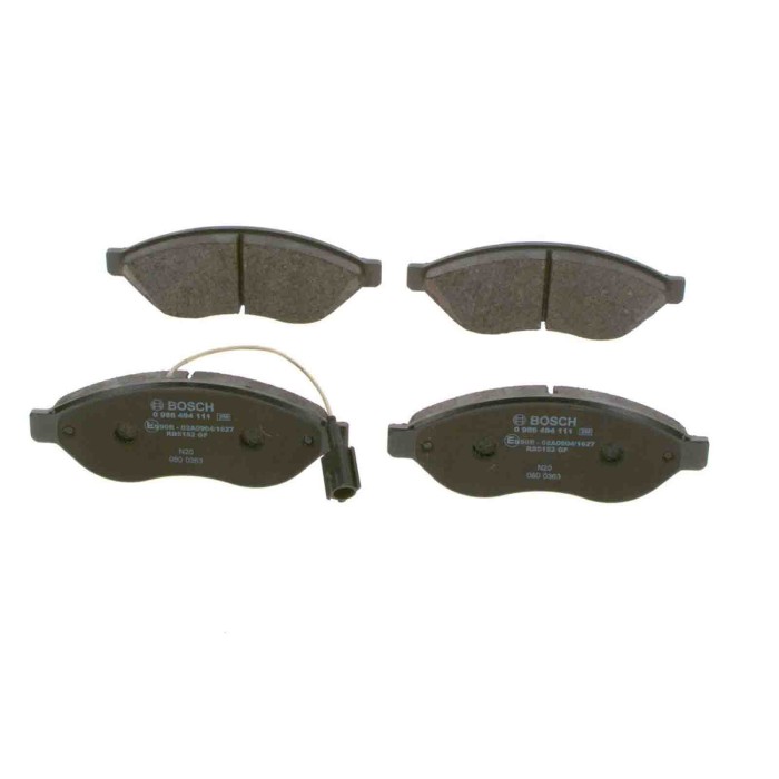 LIBRETTO_RICHIESTA_TARGA.JPG Kit pastiglie freno, Freno a disco 0 986 494 111 BOSCH per PEUGEOT CITROEN FIAT