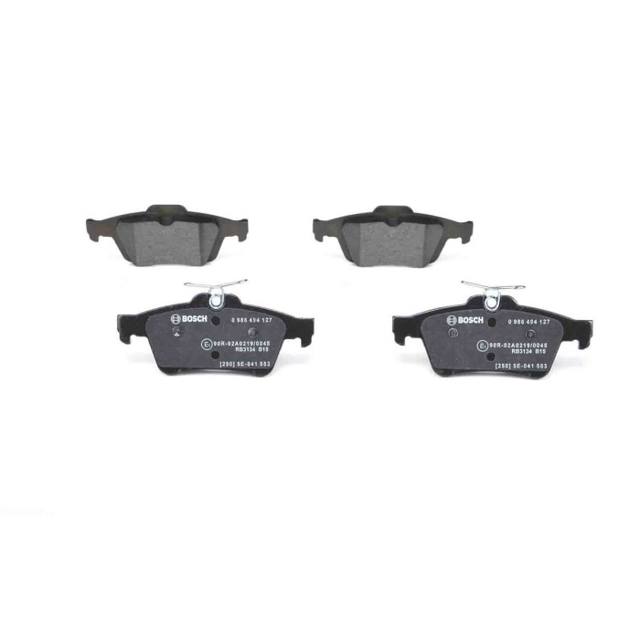 LIBRETTO_RICHIESTA_TARGA.JPG Kit pastiglie freno, Freno a disco 0 986 494 127 BOSCH per FORD MAZDA CADILLAC