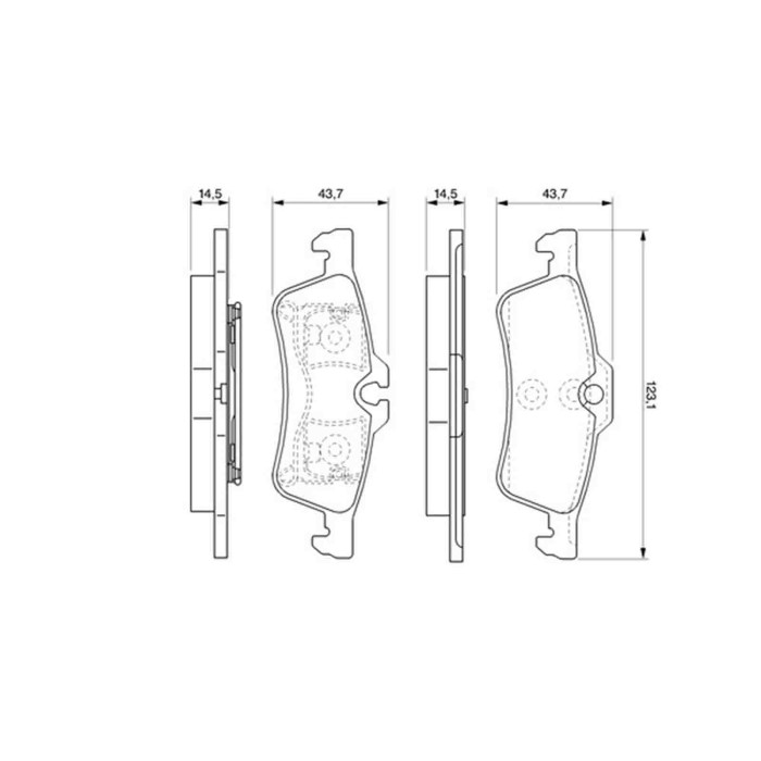 0986494130_1.JPG Kit pastiglie freno, Freno a disco 0 986 494 130 BOSCH per TOYOTA DAIHATSU
