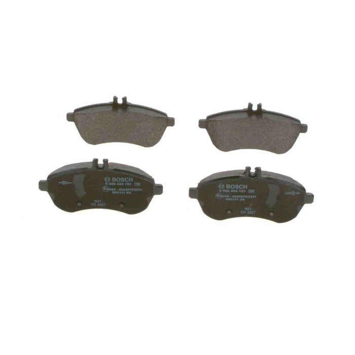 0986494161_4.JPG Kit pastiglie freno, Freno a disco 0 986 494 161 BOSCH per MERCEDES-BENZ