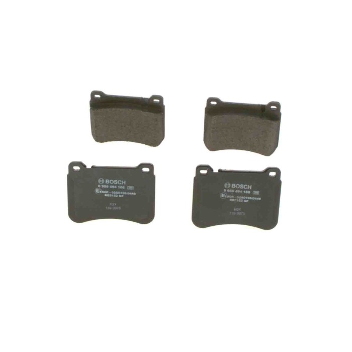 0986494166_4.JPG Kit pastiglie freno, Freno a disco 0 986 494 166 BOSCH per MERCEDES-BENZ