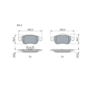 0986494441_2.JPG Kit pastiglie freno, Freno a disco 0 986 494 441 BOSCH per RENAULT NISSAN DACIA