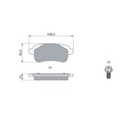 0986494723_2.JPG Kit pastiglie freno, Freno a disco 0 986 494 723 BOSCH per RENAULT