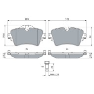 0986494736_2.JPG Kit pastiglie freno, Freno a disco 0 986 494 736 BOSCH per BMW MINI