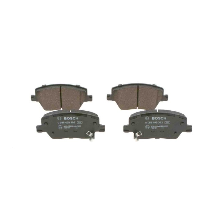 0986495392_4.JPG Kit pastiglie freno, Freno a disco 0 986 495 392 BOSCH per FIAT