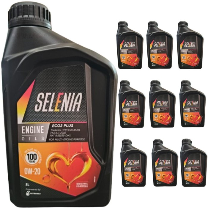70826E18EUX10 (2).jpg Olio Motore Selenia Eco-2 0w20 Auto Sportive E Di Lusso Euro 6 Litri 10