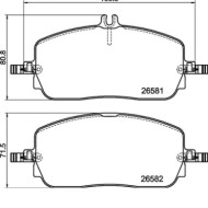 Kit pastiglie freno, Freno a disco P 50 174 BREMBO per MERCEDES-BENZ