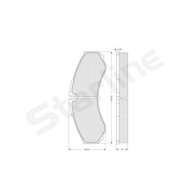 Kit pastiglie freno, Freno a disco BD S180 STARLINE per RENAULT IVECO