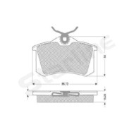 Kit pastiglie freno, Freno a disco BD S831P STARLINE per PEUGEOT CITROEN AUDI VW