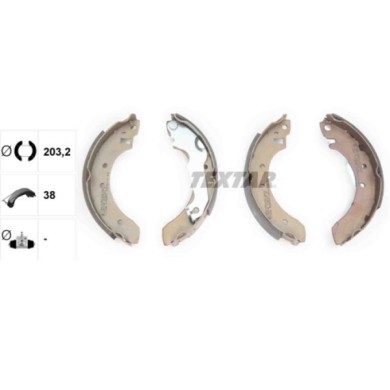 91027200_1.JPG Kit ganasce freno 91027200 TEXTAR per FORD RELIANT