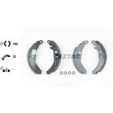 91041900_1.JPG Kit ganasce freno 91041900 TEXTAR per FORD