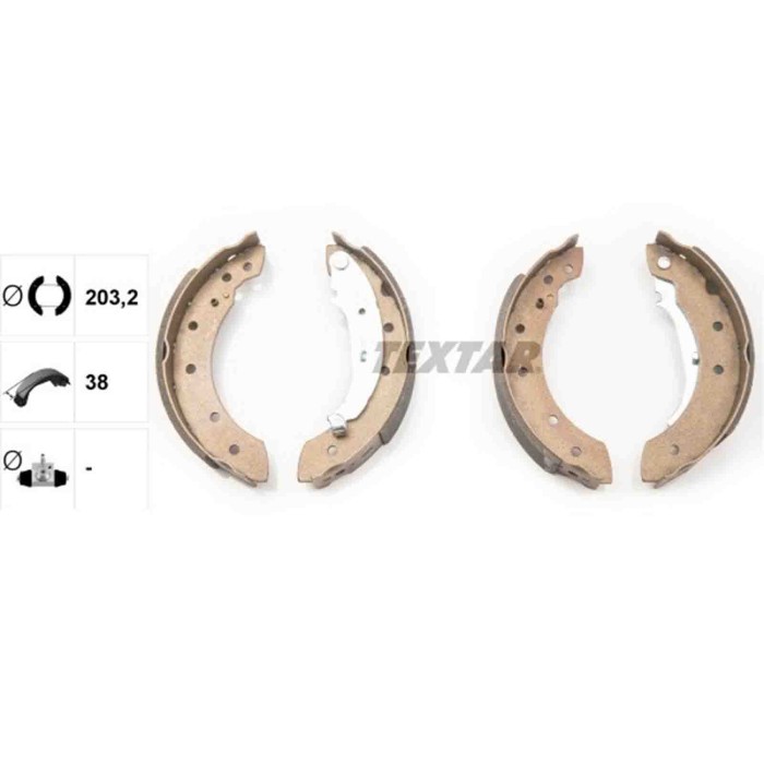 NEUTRO.jpg Kit ganasce freno 91048000 TEXTAR per RENAULT PEUGEOT CITROEN DACIA