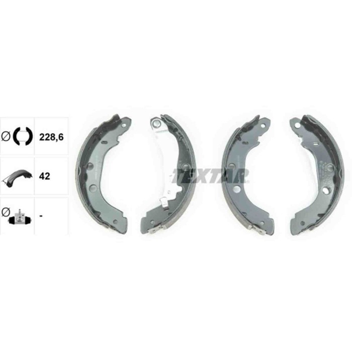 91052700_1.JPG Kit ganasce freno 91052700 TEXTAR per RENAULT NISSAN