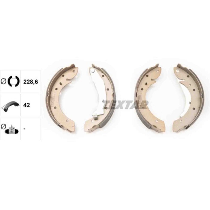 91052900_1.JPG Kit ganasce freno 91052900 TEXTAR per PEUGEOT CITROEN PROTON