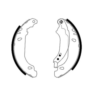 91053800_2.JPG Kit ganasce freno 91053800 TEXTAR per PEUGEOT