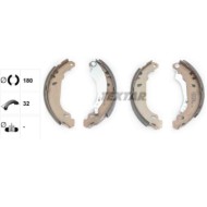 Kit ganasce freno 91053800 TEXTAR per PEUGEOT