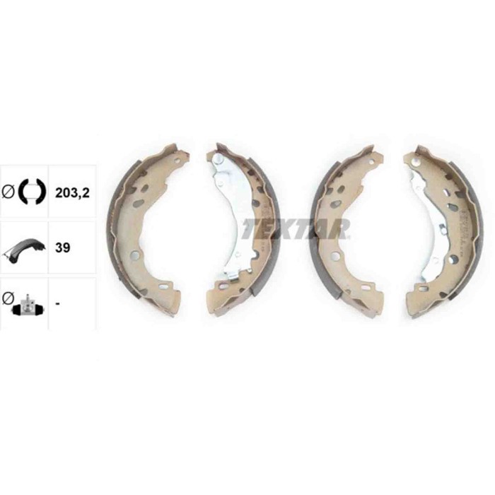 91061600_1.JPG Kit ganasce freno 91061600 TEXTAR per PEUGEOT CITROEN LANCIA