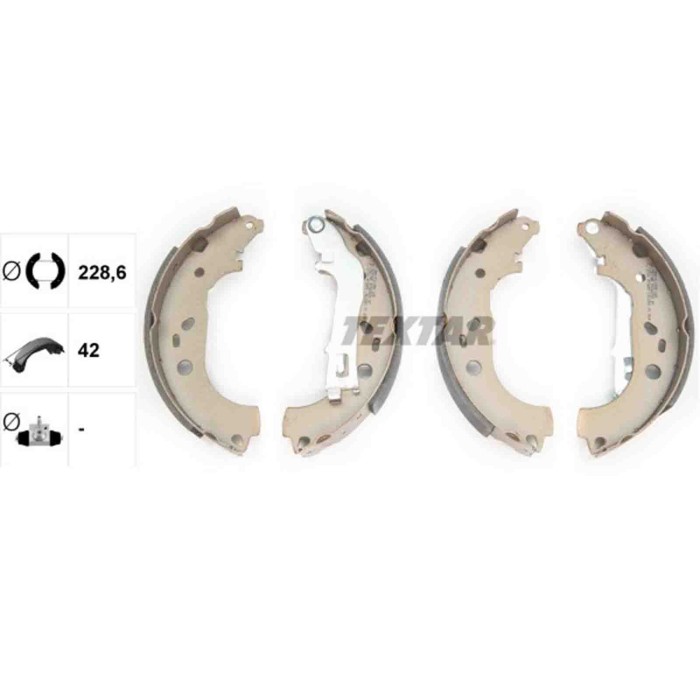 91062000_1.JPG Kit ganasce freno 91062000 TEXTAR per OPEL FIAT LANCIA CADILLAC