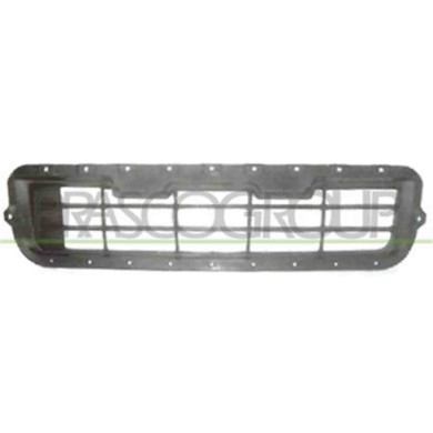 FT1222120_1.JPG Griglia Centrale Paraurti Anteriore Vetture Con Aria Condizionata Per Fiat Panda Dal 2003 Al 2011