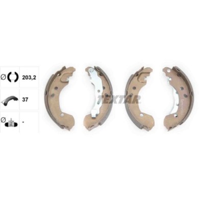 91062600_1.JPG Kit ganasce freno 91062600 TEXTAR per RENAULT NISSAN