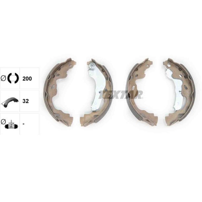 91064500_1.JPG Kit ganasce freno 91064500 TEXTAR per PEUGEOT CITROEN TOYOTA OPEL SUZUKI