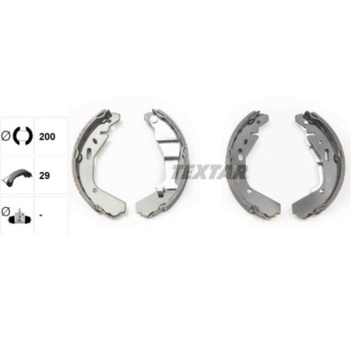 91065200_1.JPG Kit ganasce freno 91065200 TEXTAR per OPEL SUZUKI SUBARU