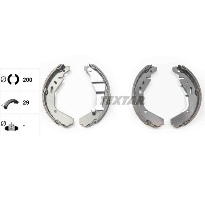 91065200_1.JPG Kit ganasce freno 91065200 TEXTAR per OPEL SUZUKI SUBARU
