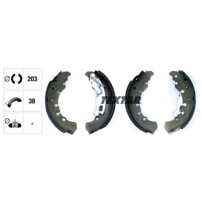 91065300_1.JPG Kit ganasce freno 91065300 TEXTAR per PEUGEOT CITROEN OPEL FIAT LANCIA