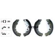 Kit ganasce freno 91065300 TEXTAR per PEUGEOT CITROEN OPEL FIAT LANCIA