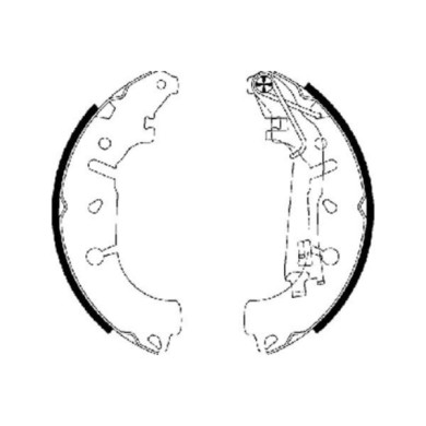 91065400_2.JPG Kit ganasce freno 91065400 TEXTAR per OPEL FIAT