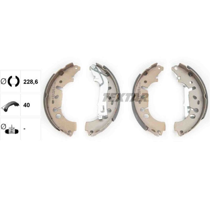 91065400_1.JPG Kit ganasce freno 91065400 TEXTAR per OPEL FIAT