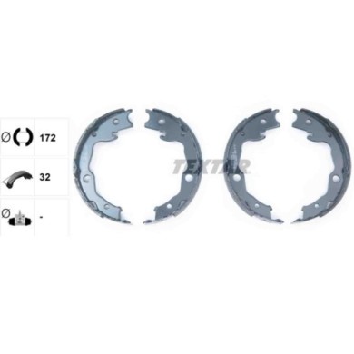 91068200_1.JPG Kit ganasce, Freno stazionamento 91068200 TEXTAR per RENAULT TOYOTA NISSAN LEXUS