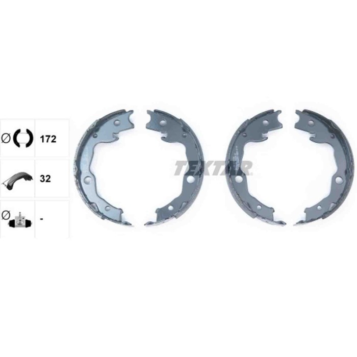 91068200_1.JPG Kit ganasce, Freno stazionamento 91068200 TEXTAR per RENAULT TOYOTA NISSAN LEXUS