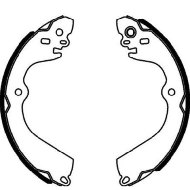 91078400_2.JPG Kit ganasce freno 91078400 TEXTAR per NISSAN