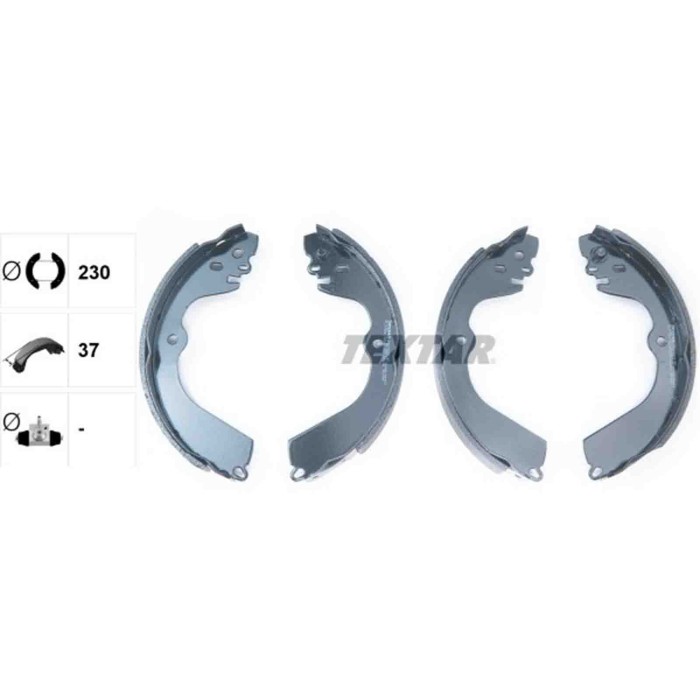 91078400_1.JPG Kit ganasce freno 91078400 TEXTAR per NISSAN