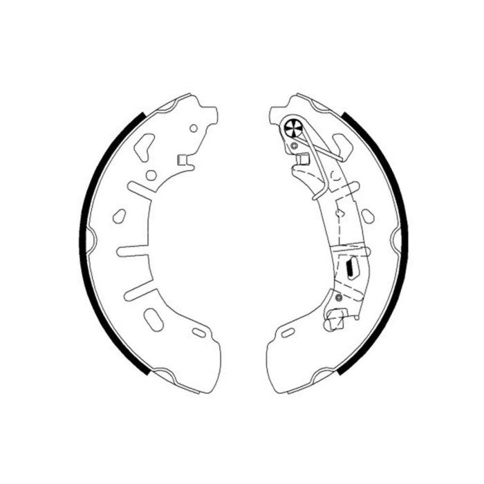91079300_2.JPG Kit ganasce freno 91079300 TEXTAR per OPEL FIAT