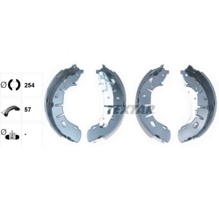 91079300_1.JPG Kit ganasce freno 91079300 TEXTAR per OPEL FIAT