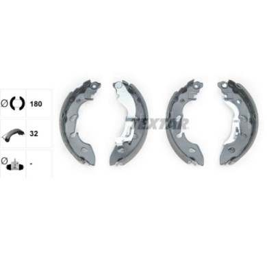 91079700_1.JPG Kit ganasce freno 91079700 TEXTAR per FORD FIAT